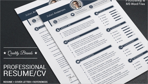 Free resume template for pages